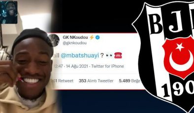 Son dakika haberi: Beşiktaş’ta Georges Kevin N’Koudou’dan Batshuayi paylaşımı