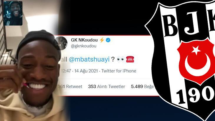 Son dakika haberi: Beşiktaş’ta Georges Kevin N’Koudou’dan Batshuayi paylaşımı