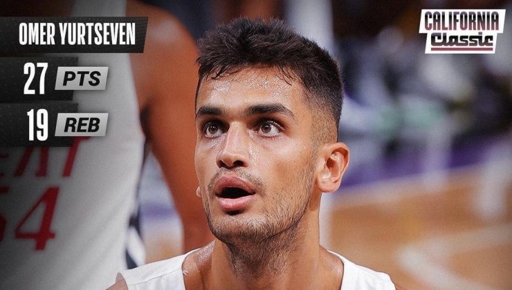‘Türk Jordan’ Ömer Faruk Yurtseven, NBA Yaz Ligi’ne damga vurdu
