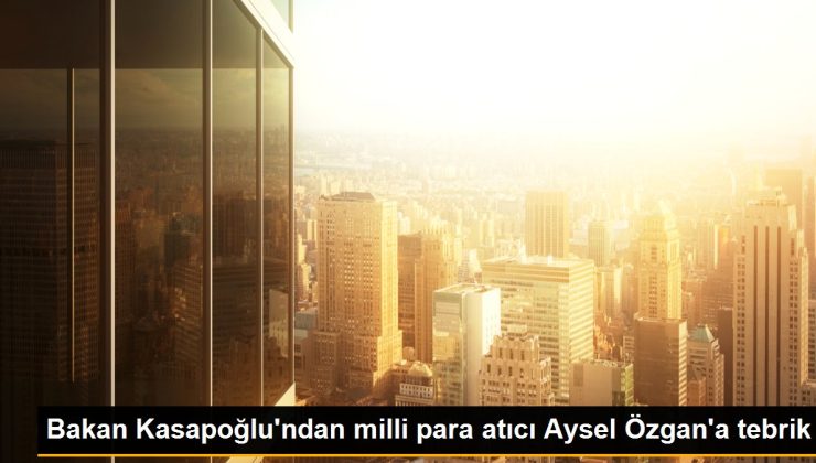Bakan Kasapoğlu’ndan milli para atıcı Aysel Özgan’a tebrik