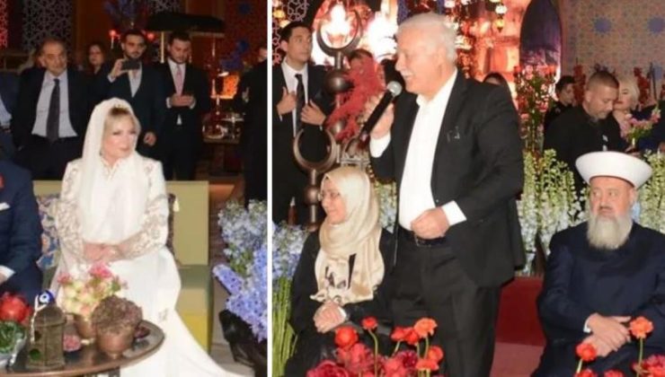 Nihat Hatipoğlu, ünlü şarkıcının kızının imam nikahını kıydı