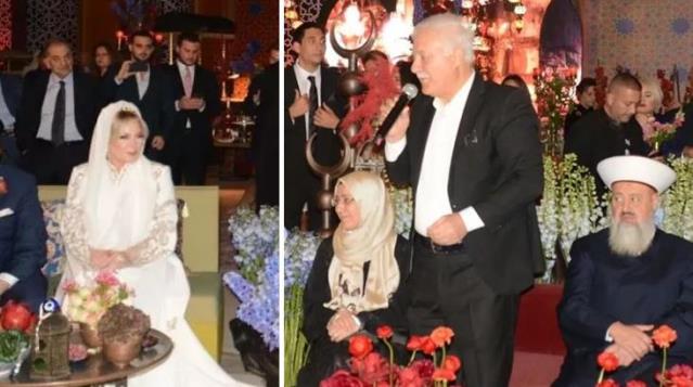Nihat Hatipoğlu ünlü şarkıcının kızının imam nikahını kıydı