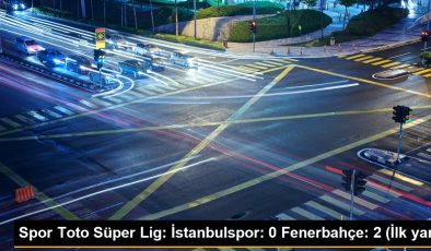 Spor Toto Süper Lig: İstanbulspor: 0 Fenerbahçe: 2 (İlk yarı)