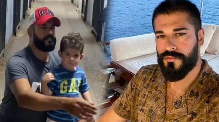 Burak Özçivit’ten oğlu Karan’a sürpriz