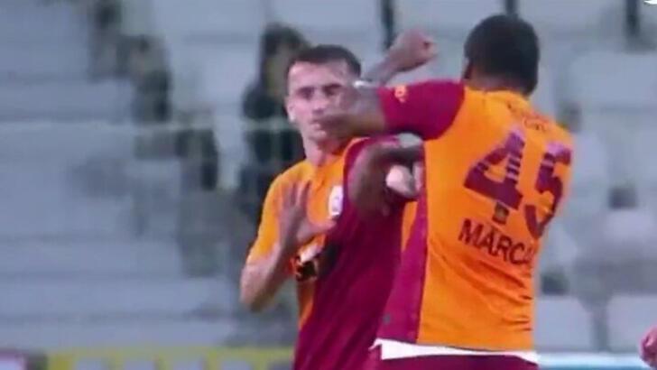 Son dakika – Marcao, Kerem Aktürkoğlu’na kafa atıp, yumrukladı! Giresunspor – Galatasaray maçında büyük kavga