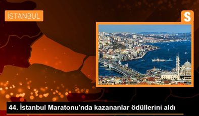 44. İstanbul Maratonu’nda kazananlar ödüllerini aldı