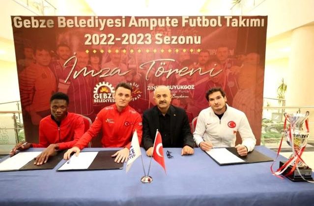 Gebze Belediyesi Ampute Futbol Takımı, 3 yeni ismi renklerine bağladı