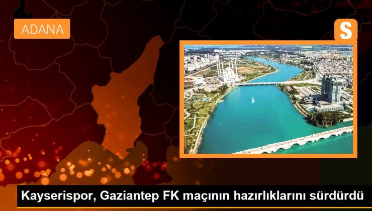 Kayserispor, Gaziantep FK maçının hazırlıklarını sürdürdü