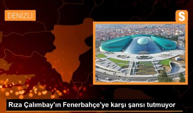 Rıza Çalımbay’ın Fenerbahçe’ye karşı şansı tutmuyor