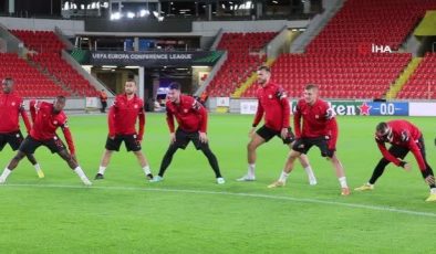 Sivasspor, Slavia Prag maçı hazırlıklarını tamamladı