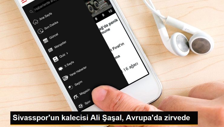 Sivasspor’un kalecisi Ali Şaşal, Avrupa’da zirvede