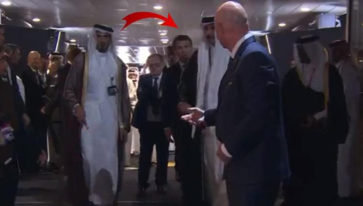 Dünya Kupası’nda kupa seremonisi öncesi gergin anlar! Infantino’nun talebini görmezden gelen Katar Emiri, Macron’un önünde yürümesine izin vermedi