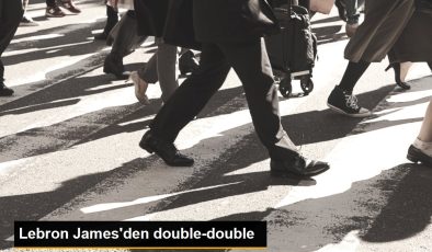 Lebron James’den double-double