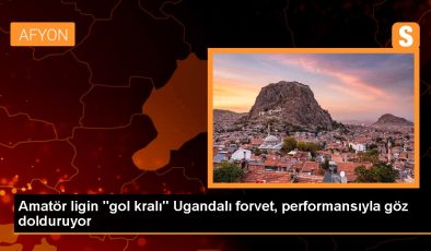 Amatör ligin “gol kralı” Ugandalı forvet, performansıyla göz dolduruyor