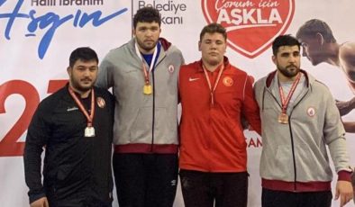 Edirneli güreşçi doktor raporuyla katıldığı Türkiye şampiyonasında bronz madalya kazandı