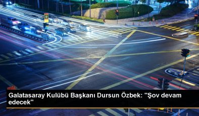 Galatasaray Kulübü Başkanı Dursun Özbek: “Şov devam edecek”