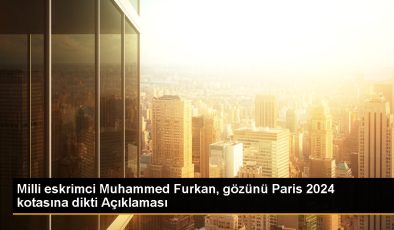 Milli eskrimci Muhammed Furkan, gözünü Paris 2024 kotasına dikti Açıklaması