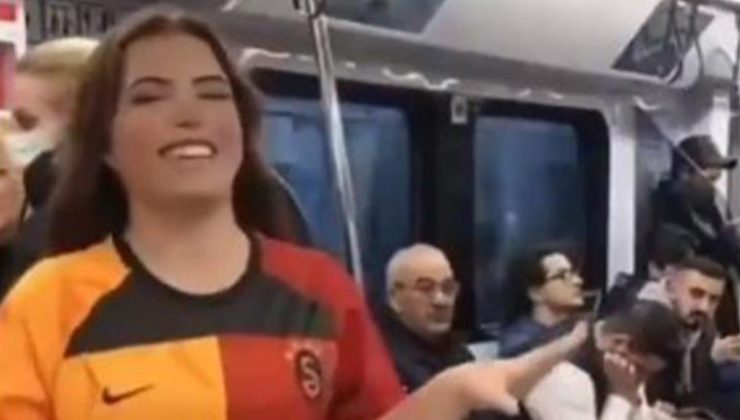 Yolcular dondu kaldı! Galatasaray formalı kadın taraftardan eşi benzeri görülmemiş hareket